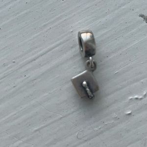 Pandora Graduation cap charm. Says 925
